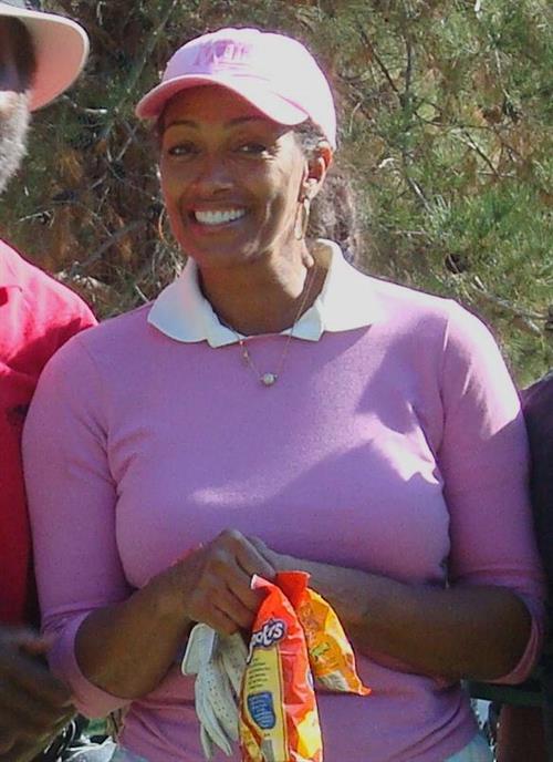 Kathleen Bradley from The Price is Right.  She was the first regular African American model to appear on the show.