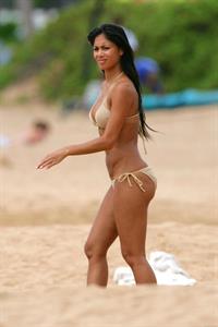 Nicole Scherzinger in a bikini