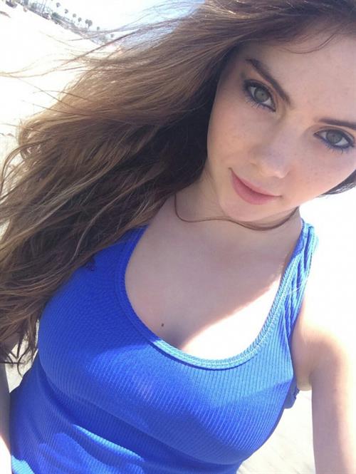 McKayla Maroney taking a selfie