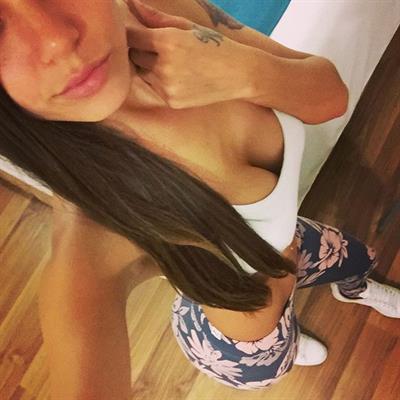 Melanie Pavola taking a selfie