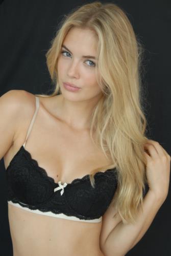 Megan Williams in lingerie