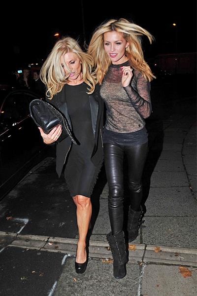 Abbey Clancy out in Liverpool on October 19, 2011