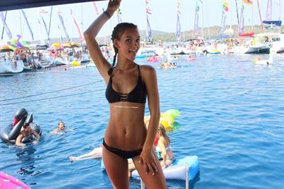 Rachel Cook in a bikini