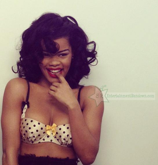 Teyana Taylor in lingerie