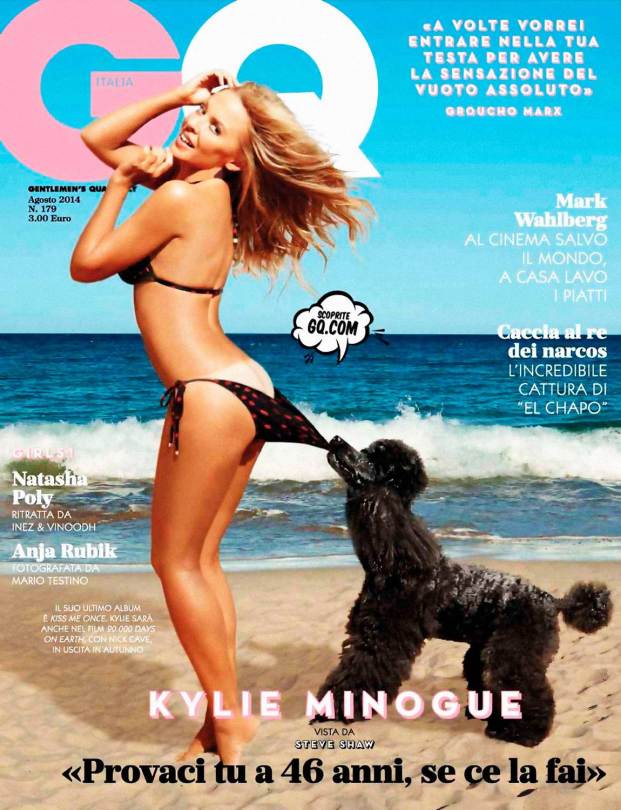 Kylie Minogue in a bikini