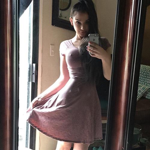 Kristina Basham taking a selfie