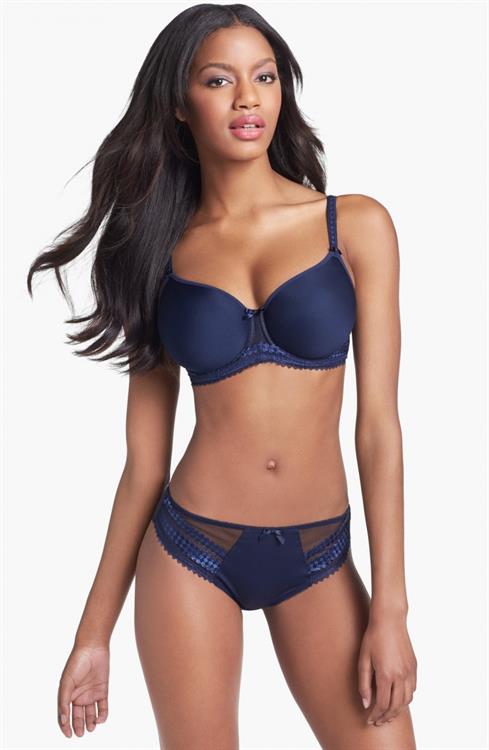 Ebonee Davis in lingerie