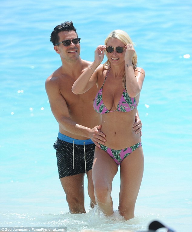 Rhian Sugden and Oliver Mellor on a vacation in Turkey