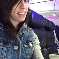 Caitlin McSwain taking a selfie