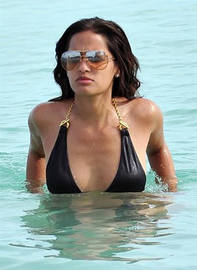 Rocsi Diaz in a bikini