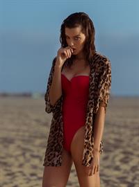 Denise Schaefer in a bikini