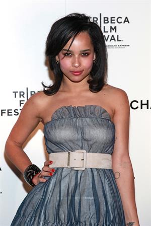 Zoe Kravitz at the 9th annual Tribeca Film Festival