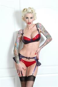 Sabina Kelley in lingerie