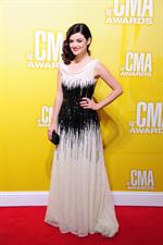 Lucy Hale at the 46th annual CMA awards