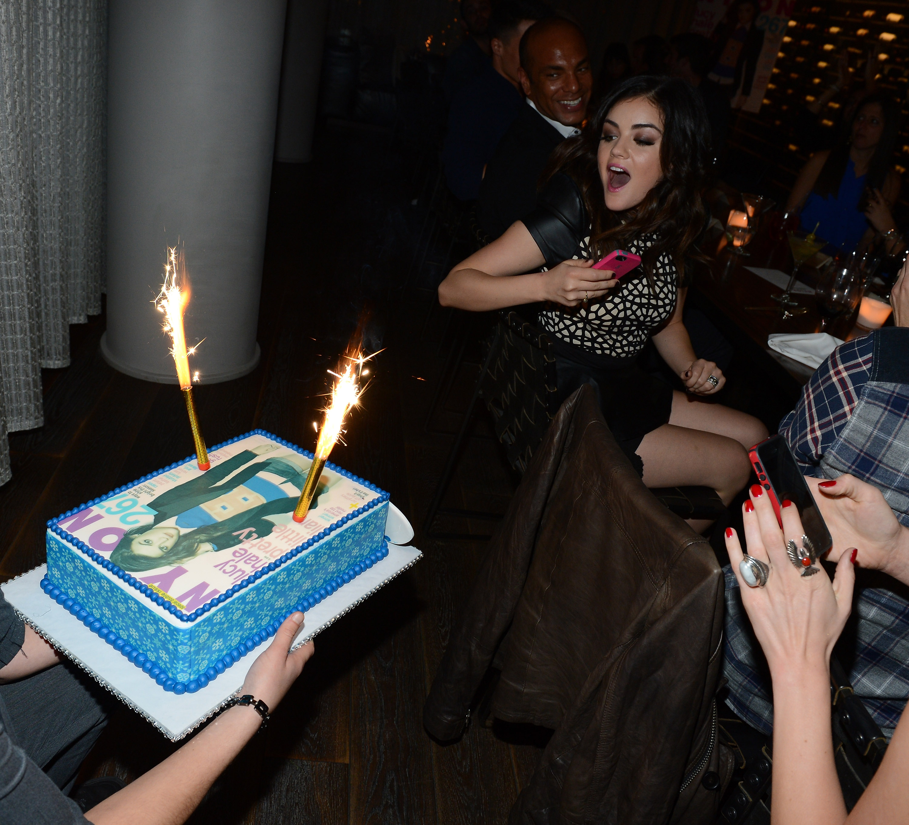 Lucy Hale NYLON celebrates Dec/Jan Cover Star Lucy Hale in Los Angeles 12/7/12 