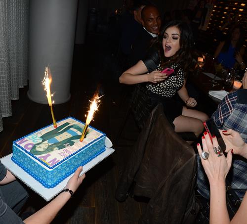 Lucy Hale NYLON celebrates Dec/Jan Cover Star Lucy Hale in Los Angeles 12/7/12 