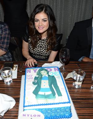 Lucy Hale NYLON celebrates Dec/Jan Cover Star Lucy Hale in Los Angeles 12/7/12 