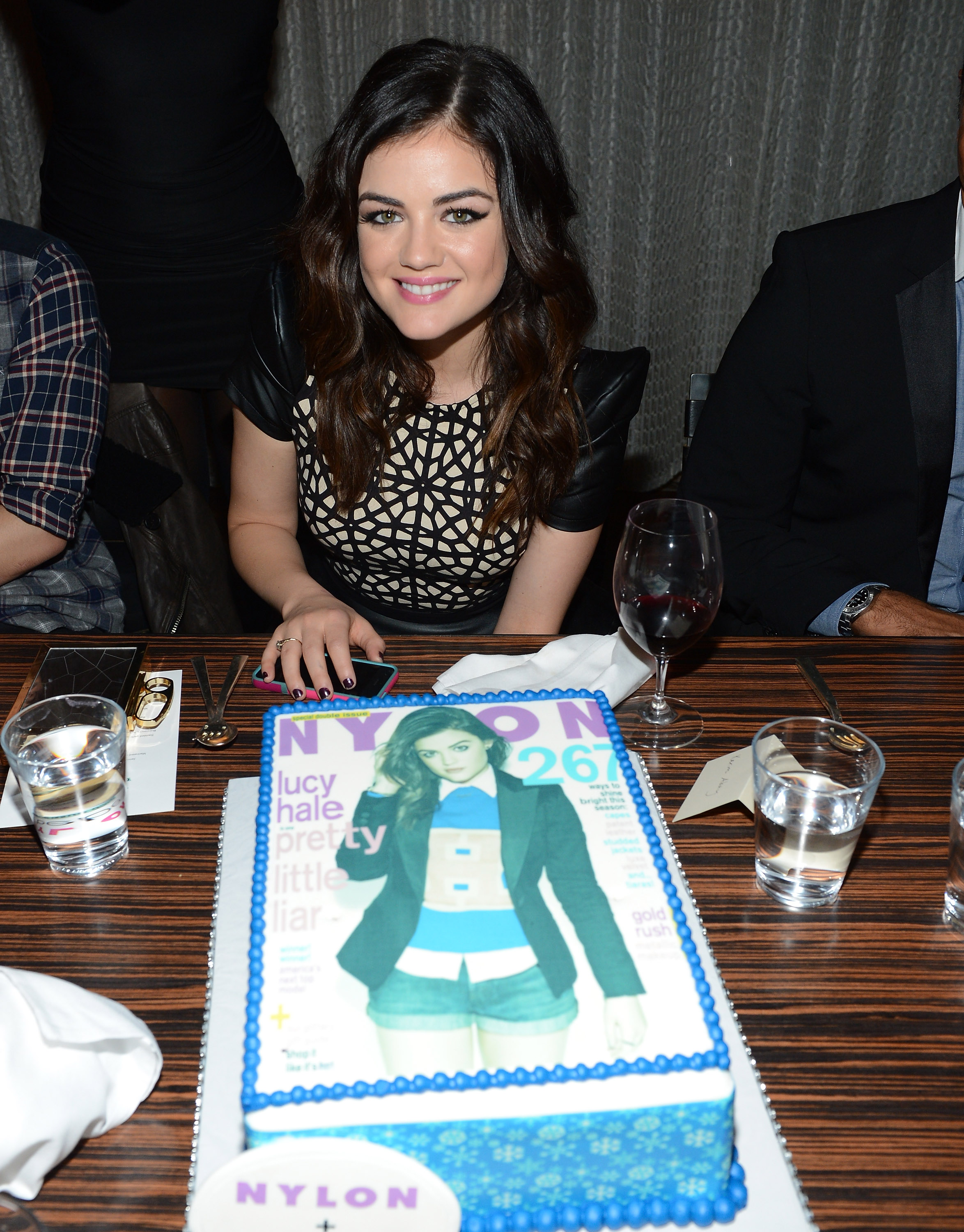 Lucy Hale NYLON celebrates Dec/Jan Cover Star Lucy Hale in Los Angeles 12/7/12 