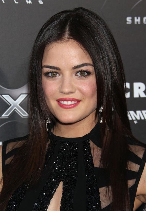 Lucy Hale at the Scream 4 Premiere at Graumans Chinese Theatre in Hollywood April 11, 2011
