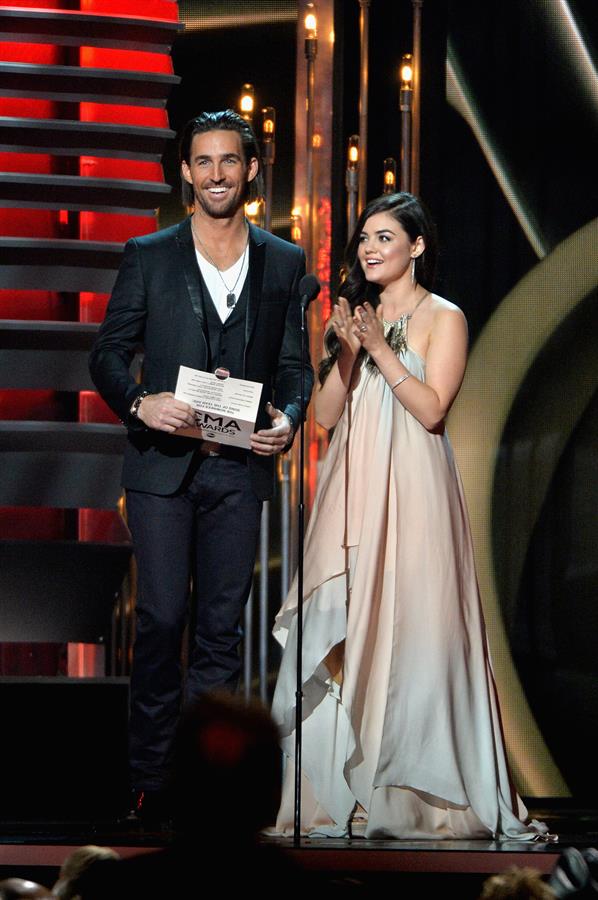 Lucy Hale at the 47th annual CMA Awards