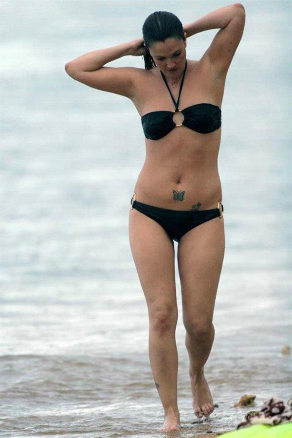 Drew Barrymore in a bikini