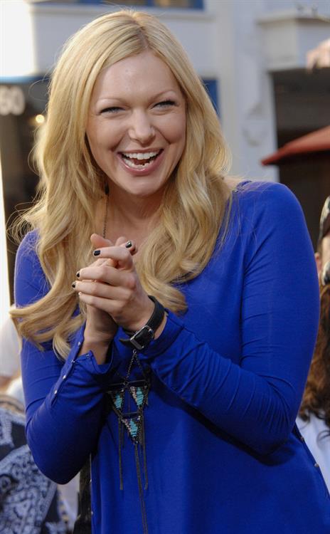On  Extra  at The Grove in Los Angeles - January 5, 2012