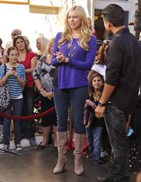 On  Extra  at The Grove in Los Angeles - January 5, 2012