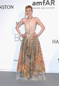 Elle Fanning showing off pasties at amfAR’s 23rd Cinema Against AIDS Gala