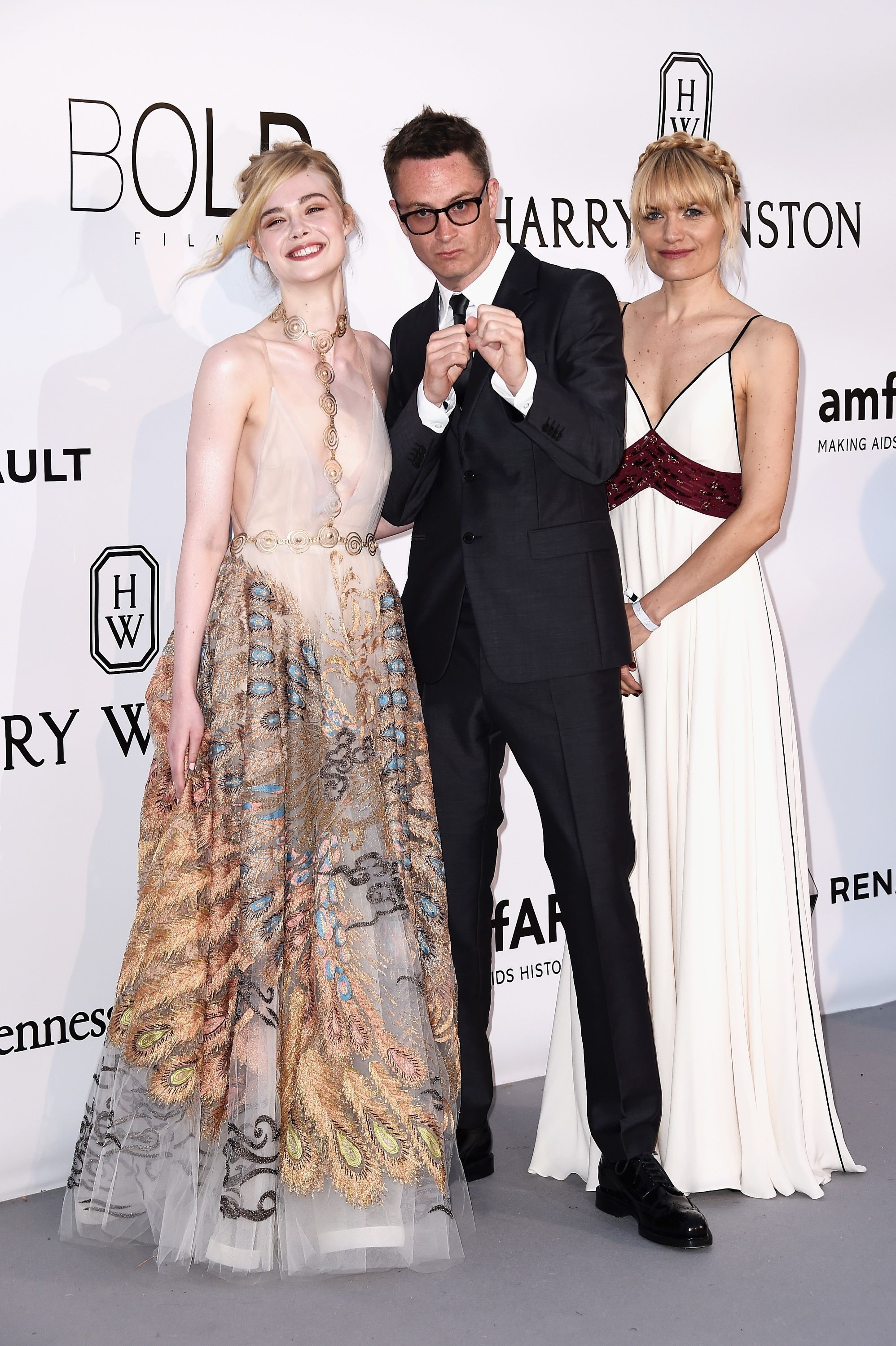 Elle Fanning showing off pasties at amfAR’s 23rd Cinema Against AIDS Gala