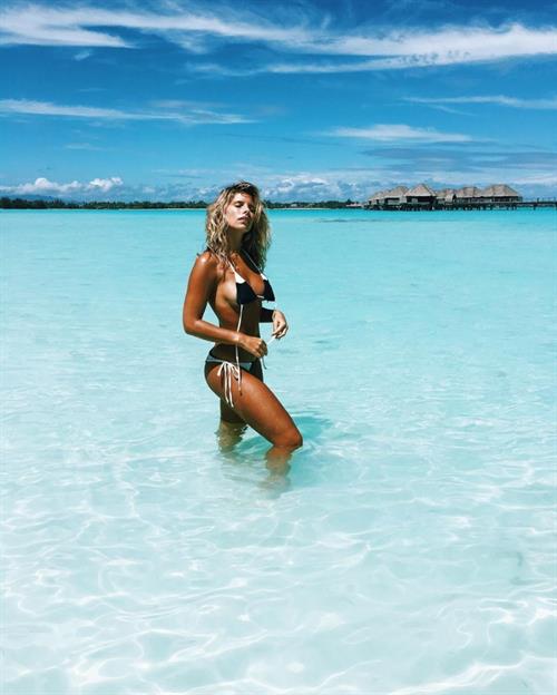 Natasha Oakley in a bikini