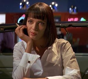 Uma Thurman in Pulp Fiction