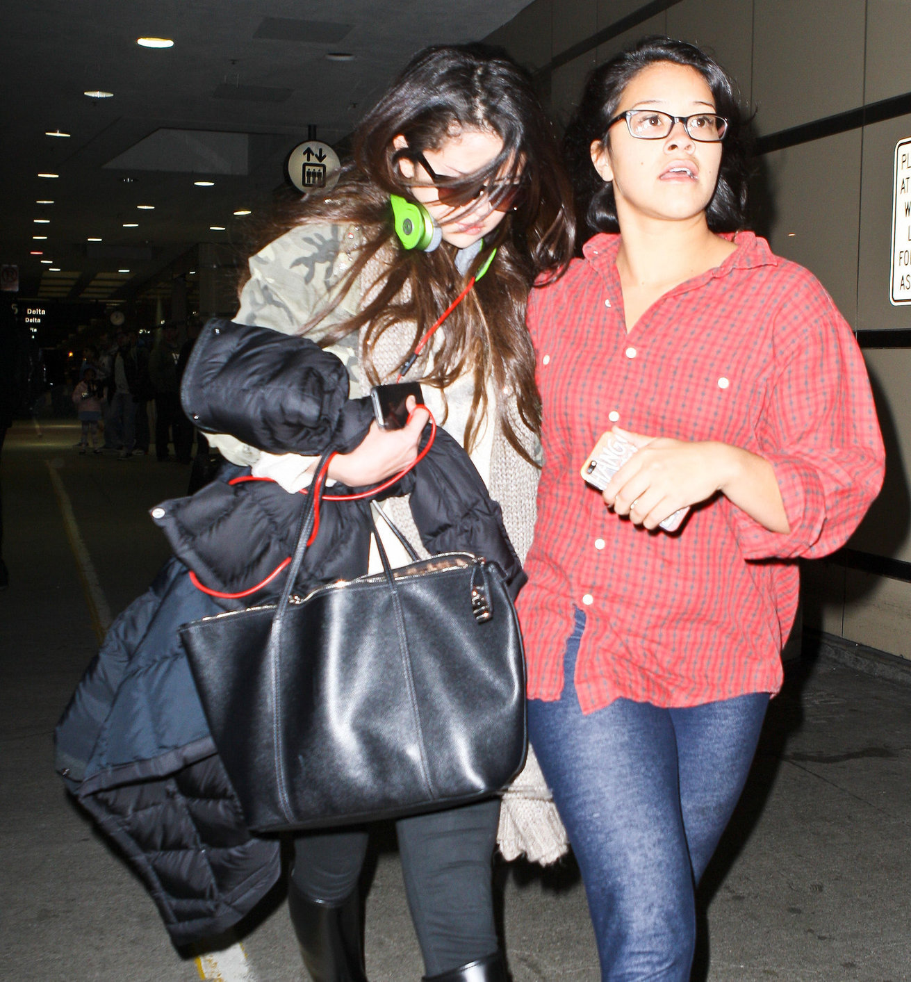 Selena Gomez – LAX airport arrival in LA 1/5/13 