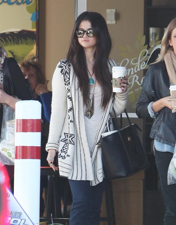 Selena Gomez in Burbank January 16, 2013 
