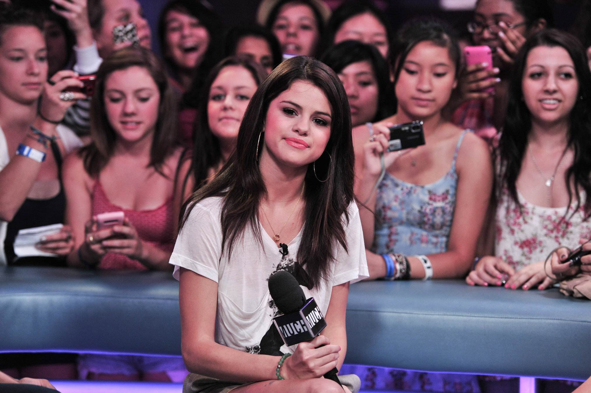 Selena Gomez visits New Music Live, August 24, 2011 