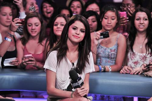 Selena Gomez visits New Music Live, August 24, 2011 