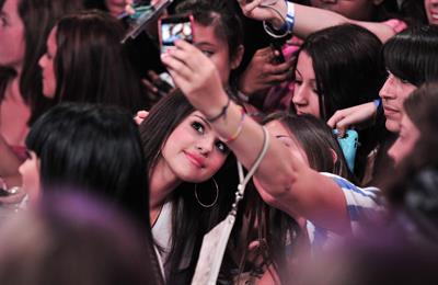 Selena Gomez visits New Music Live, August 24, 2011 