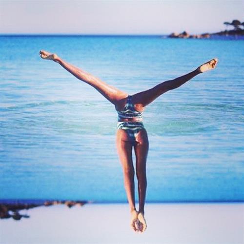 Ariela Oliveira in a bikini