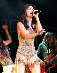 Selena Gomez performing at Bethel Woods Art Center in New York August 05, 2011 