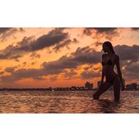 Anna Wolf in a bikini