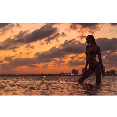 Anna Wolf in a bikini