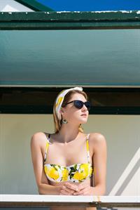 Vika Levina in a bikini