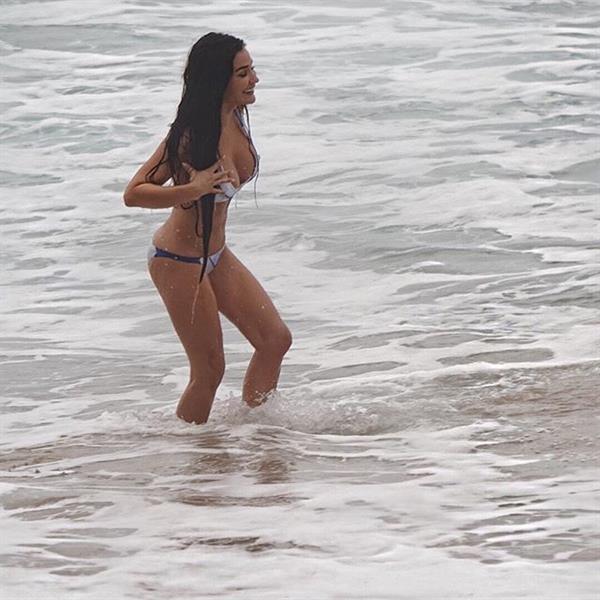 Kristina Basham in a bikini