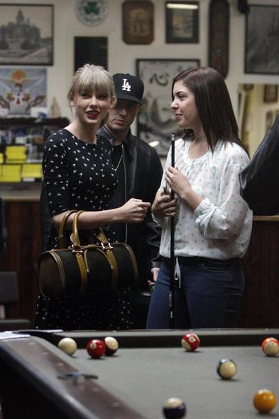 Taylor Swift - at Shamrock Tattoo 12/18/12  