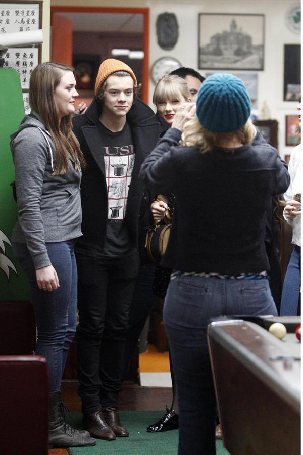 Taylor Swift - at Shamrock Tattoo 12/18/12  