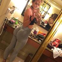 Sommer Ray in Yoga Pants taking a selfie and - ass