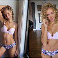 Allie Silva in lingerie