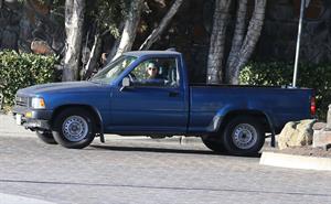 Kristen Stewart driving in Los Angeles - October 30, 2013  