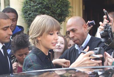 Taylor Swift leaving her hotel in London 10/6/12