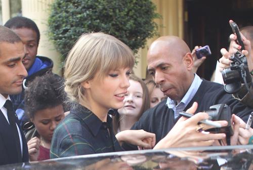 Taylor Swift leaving her hotel in London 10/6/12