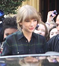 Taylor Swift leaving her hotel in London 10/6/12